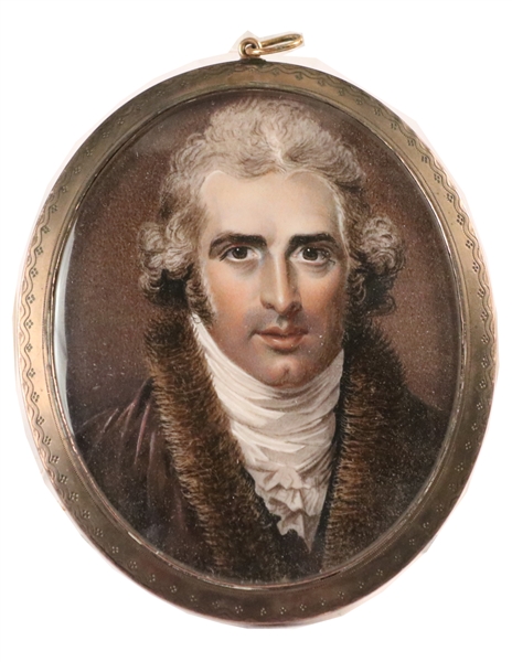 Portrait Miniature, John Philip Kemble