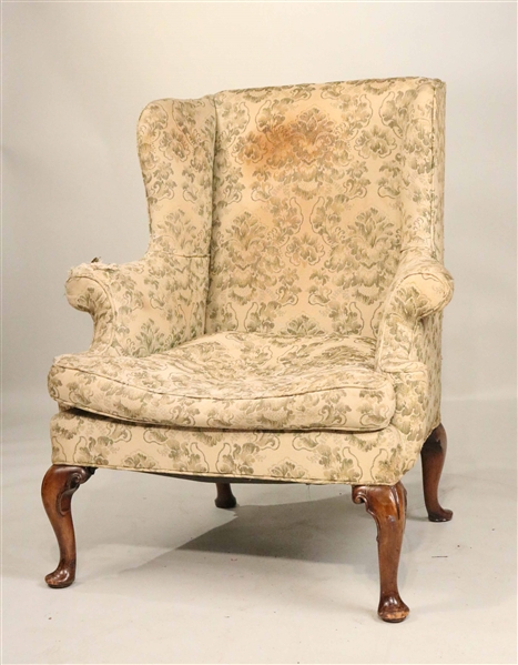 George I Style Walnut Easy Chair