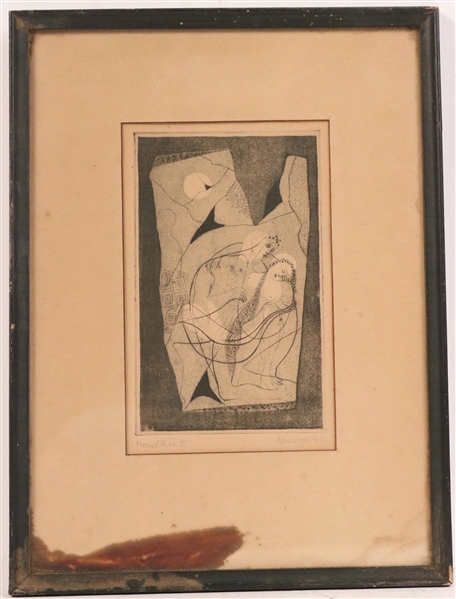 Ferdinand Springer, Lithograph Abstract Figures