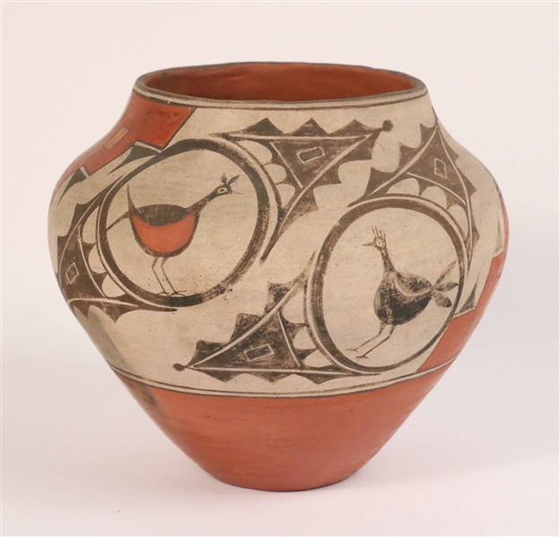 Acoma Polychrome Pottery Vase