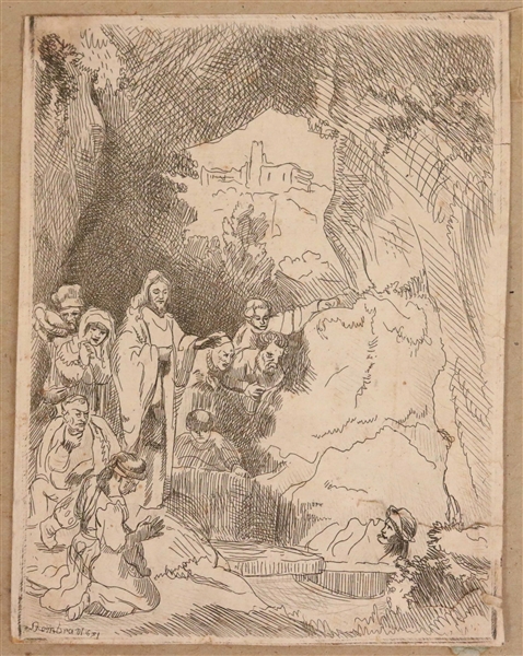 Etching on Paper, Religious Figures