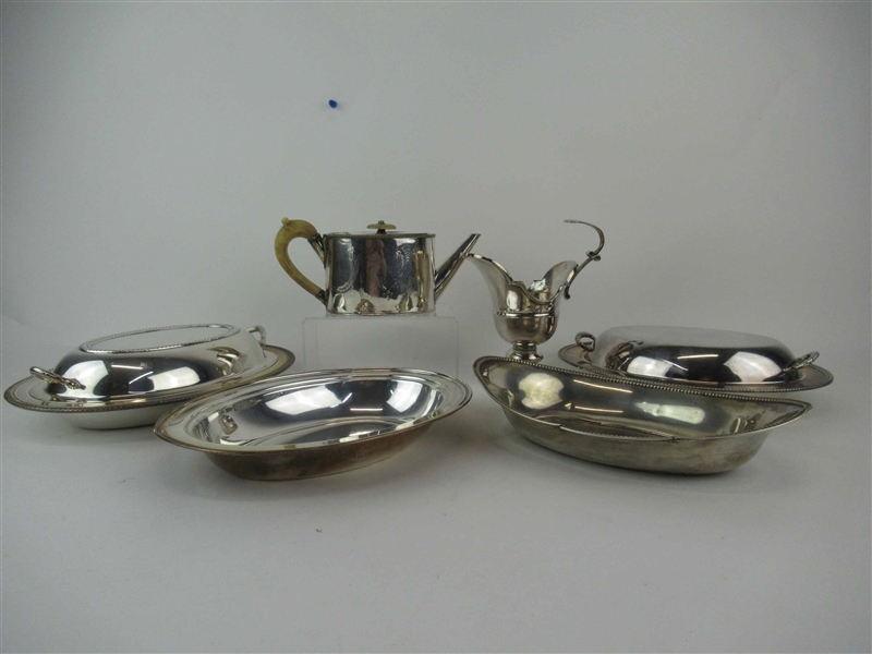 Group of Silver Plated Table Articles