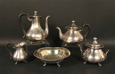 84 Sterling Silver Russian Tea and Coffee Service