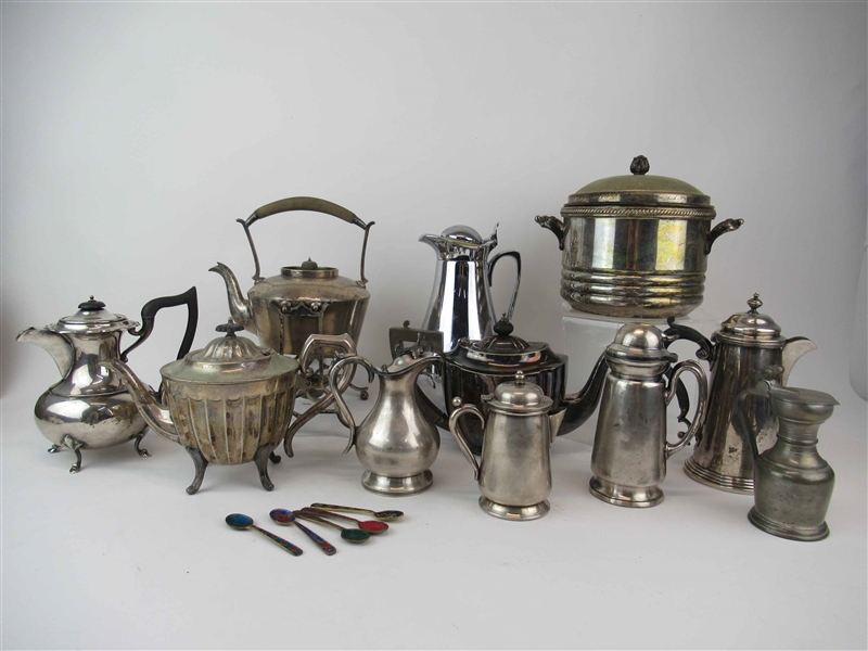 Group of Silver-Plated Table Articles