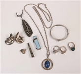 Group of Sterling Silver Jewelry Items