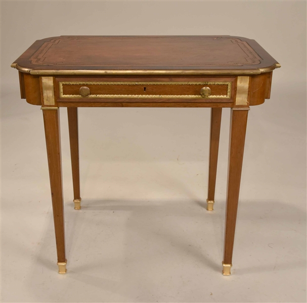 Neoclassical Style Mahogany Work Table