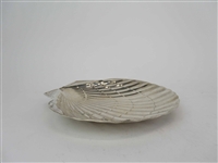 Tiffany Sterling Silver Shell Form Nut Dish