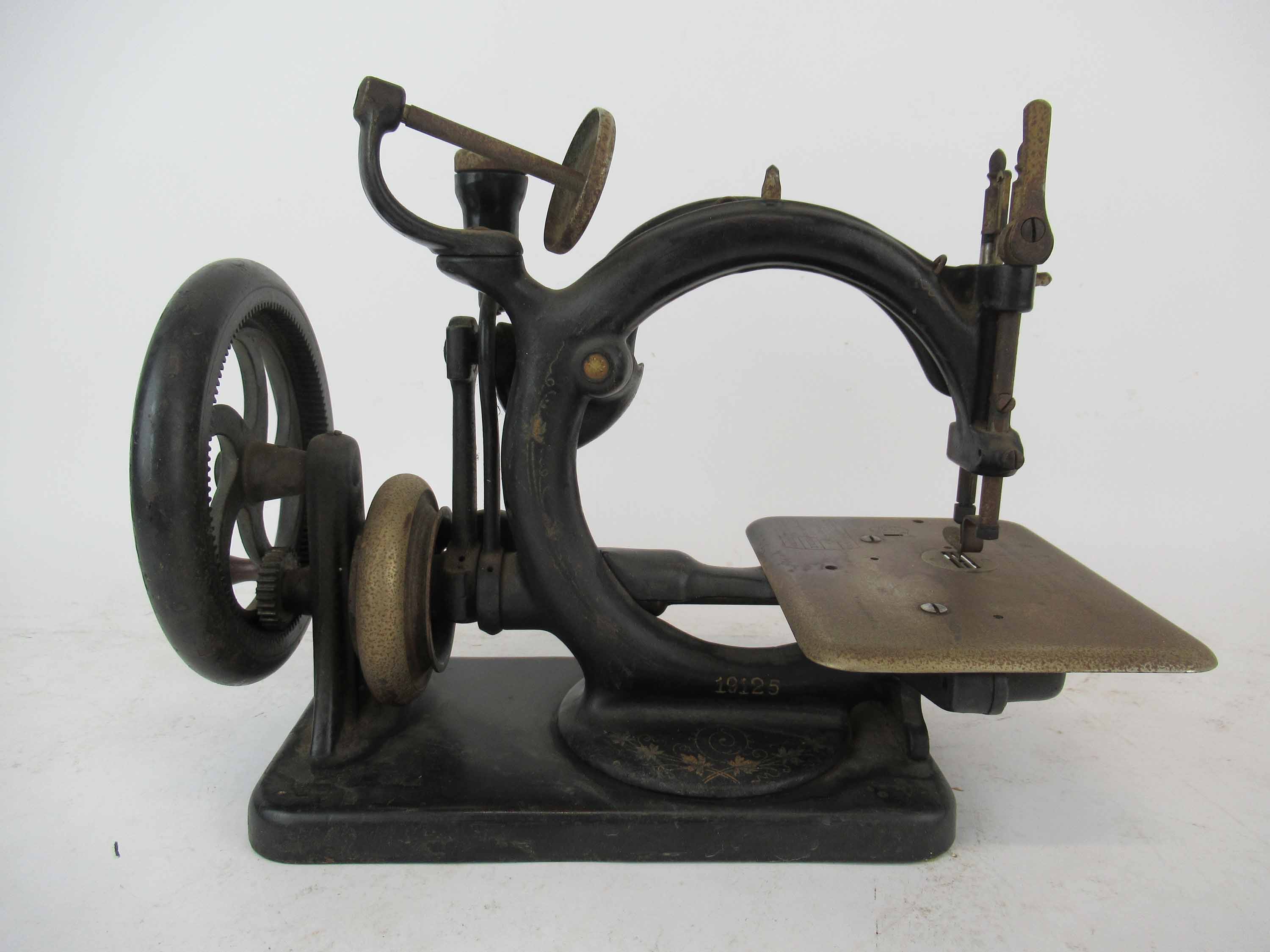 Lot Detail - Antique B. Eldredge Automatic Sewing Machine