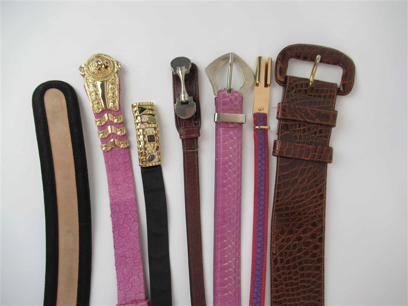 Group of Assorted Designer Ladies Belts