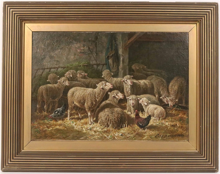 Charles Ferdinand Ceramano, Oil on Canvas