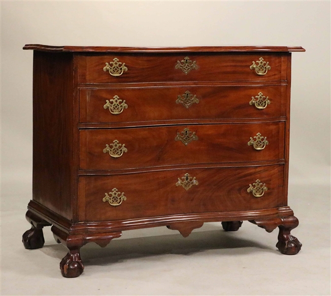 Chippendale Reverse-Serpentine Chest of Drawers