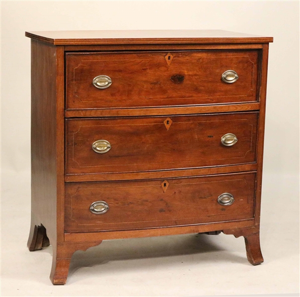 Federal Inlaid Walnut Chest of Drawers