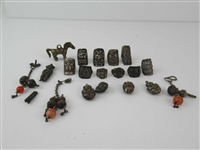 Group of Chinese Silver Rings and Fragments