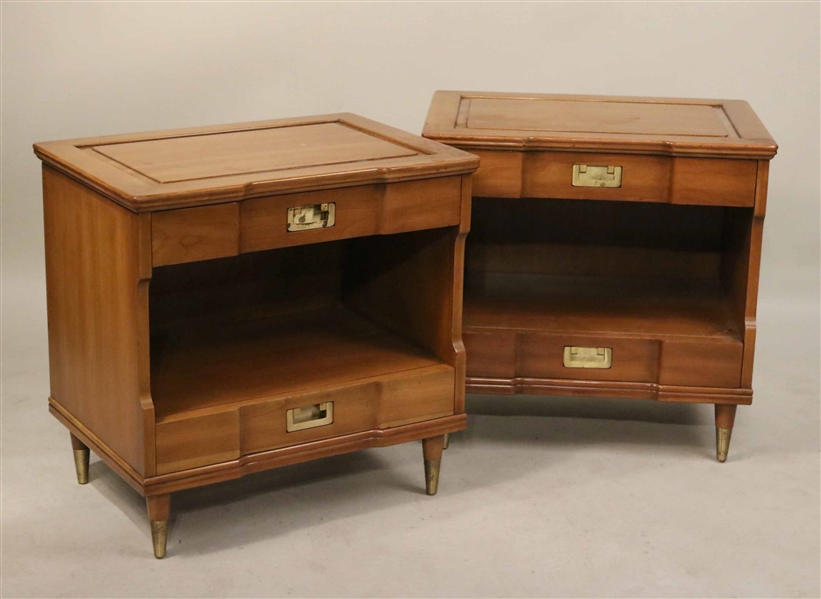 Pair of Cherrywood Side Cabinets