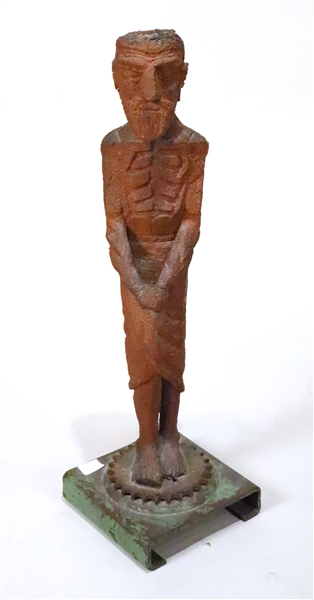 Iron Figural Sculpture of a Man, Dale Drulis
