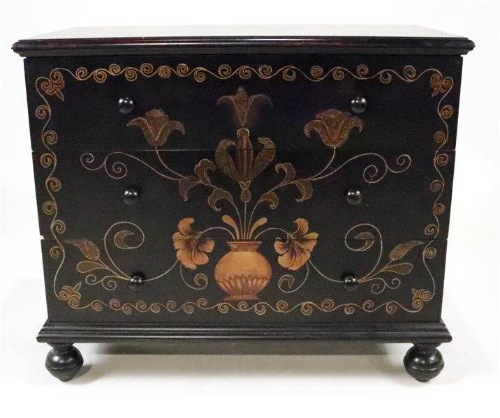 William and Mary Style Painted Chest of Drawers