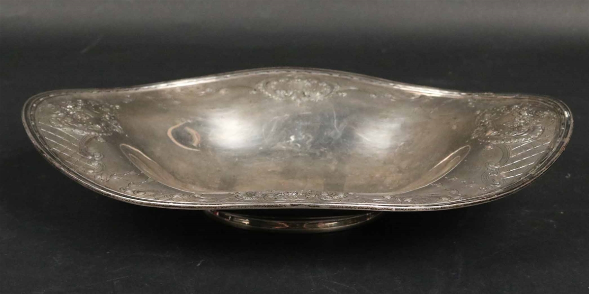 J.S. Co. Sterling Silver Oval Footed Bowl