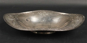 J.S. Co. Sterling Silver Oval Footed Bowl