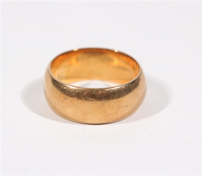 18K Yellow Gold Band Ring