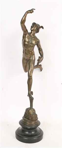 Cast Bronze Sculpture of Mercury
