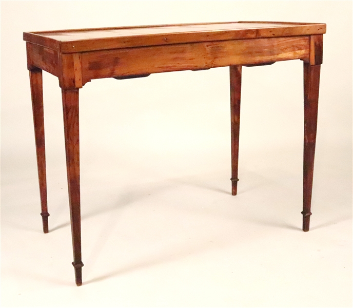Neoclassical Style Cherrywood Tric Trac Table