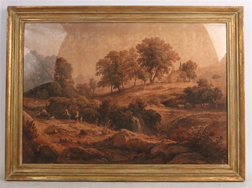 Rudolph Muller, Watercolor on Paper, Landscape