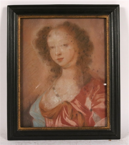 Pastel on Paper, Portrait of a Lady