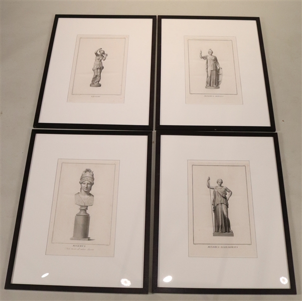 Four Neoclassical Engravings, Classical Figures