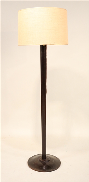 Mid-Century Modern Mahogany Floor Lamp