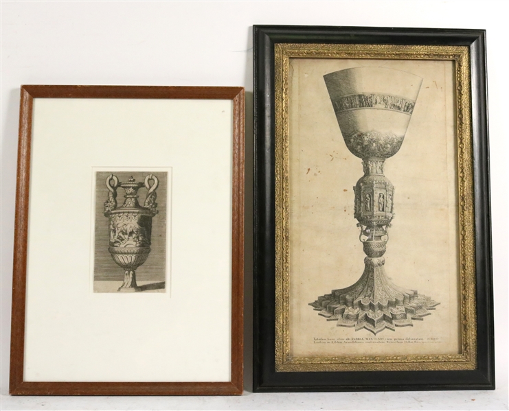 Old Master Engraving, Chalice, Wenceslaus Hollar