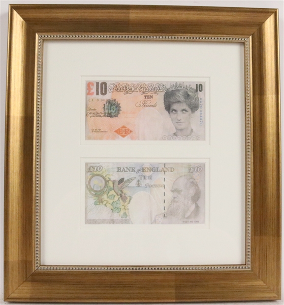 After Banksy, Di-Faced Tenner 10GPB Note, 2005