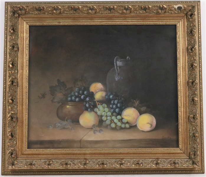 Pastel, Still Life with Fruit, Chandler