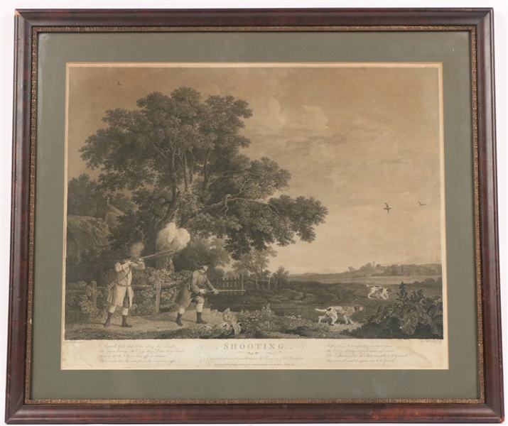 Engraving, Sporting Scene, After George Stubbs