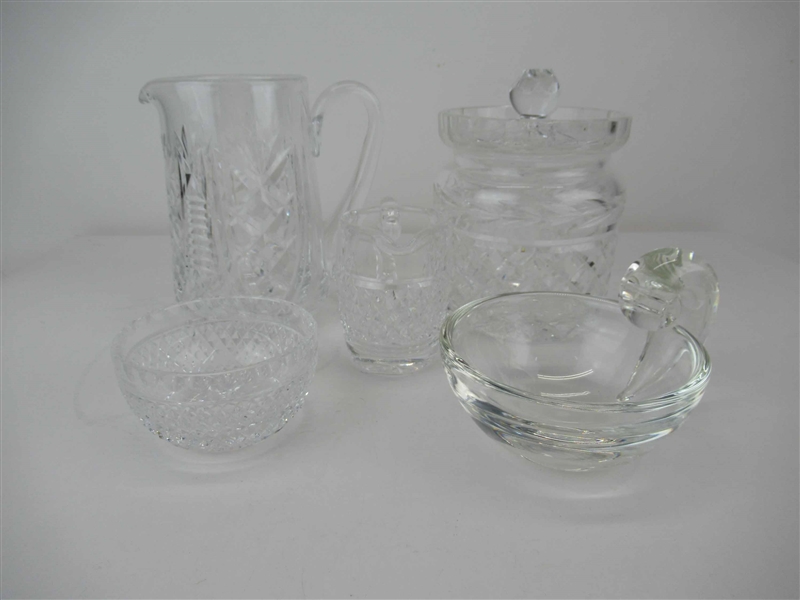 Group of Waterford Crystal Table Articles