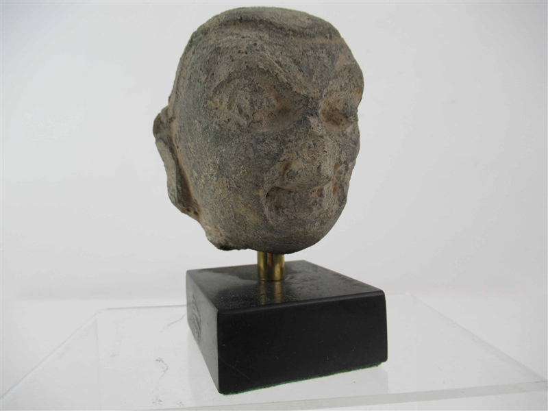Early Carved Stone Head 