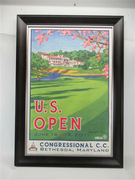 2011 US Open Golf Congressional Lithograph