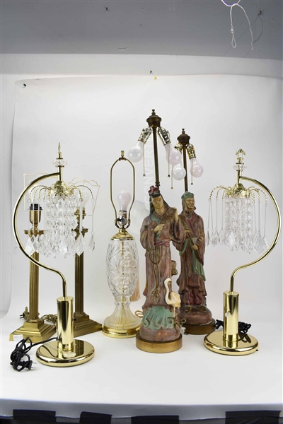 Group of Assorted Table Lamps