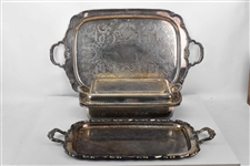 Rogers Bros Rembrance Silverplate Serving Tray