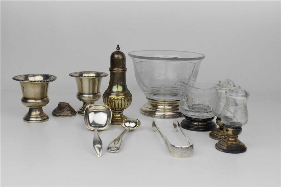 Group of Assorted Sterling Table Articles