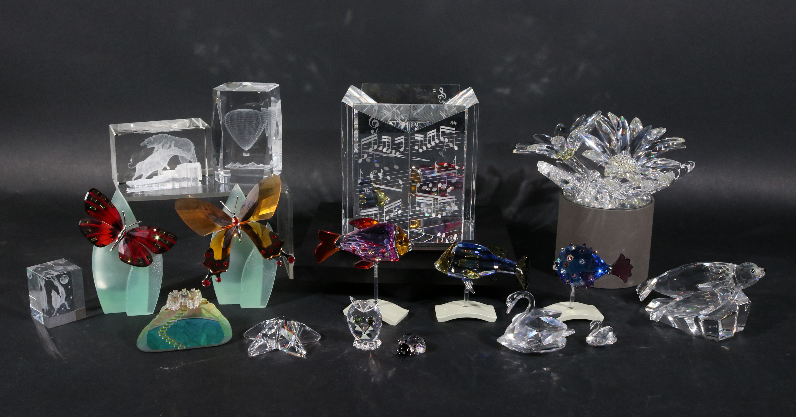 Lot Detail Group Of Swarovski Crystal Figurines