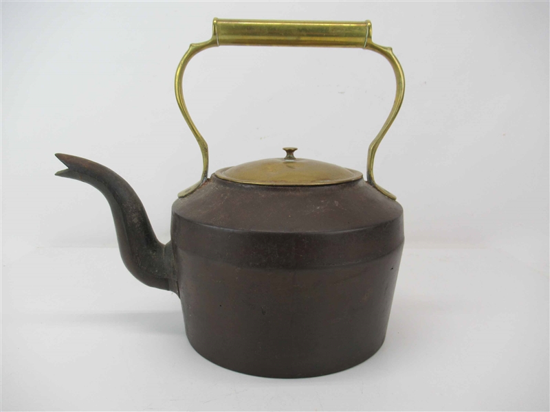 Antique Cannon Deepfields Cast Iron Tea Kettle 