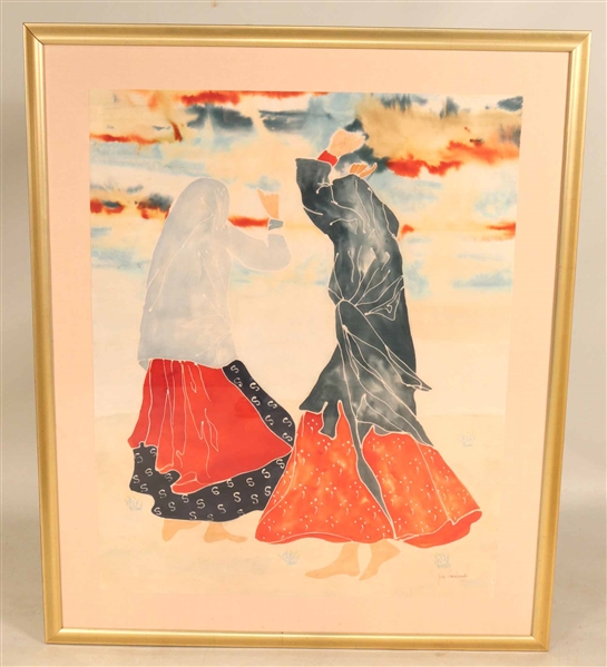 Gina Lombardi, Screen Print of Dancing Women