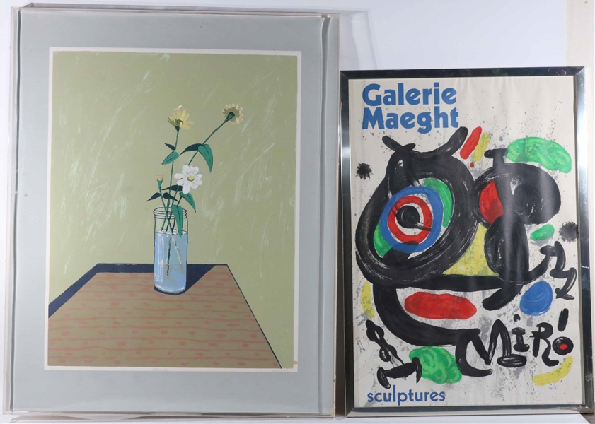 Joan Miro Parisian Art Poster, Galerie Maeght