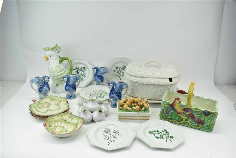 Group of Assorted Italian Pottery