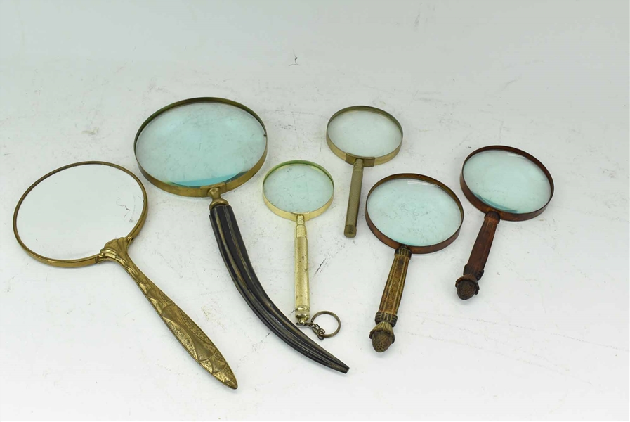 Group of Assorted Magnifying Glasses