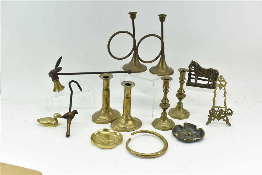 Group of Assorted Brass Articles