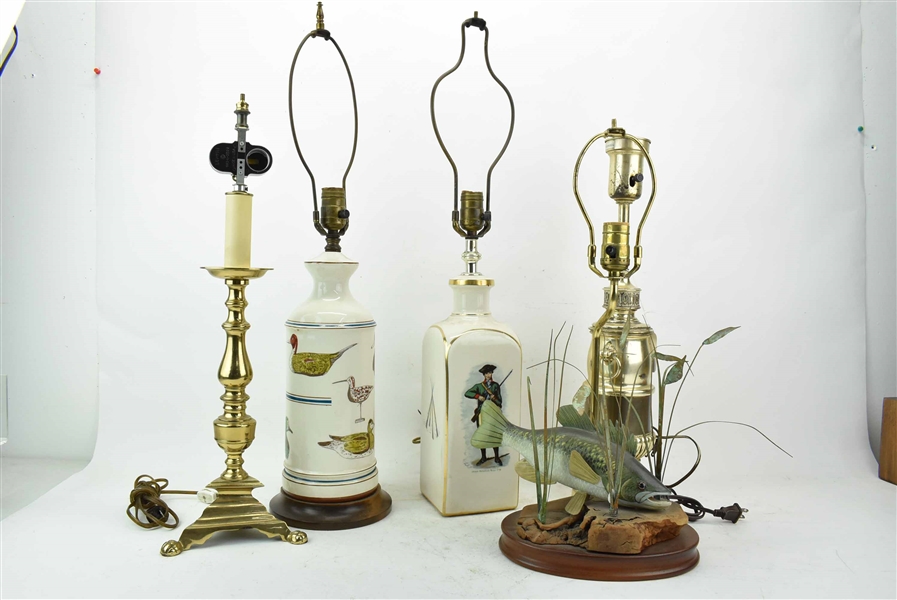 Group of Decorative Table Lamps