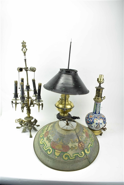 Group of Assorted Table Lamps 