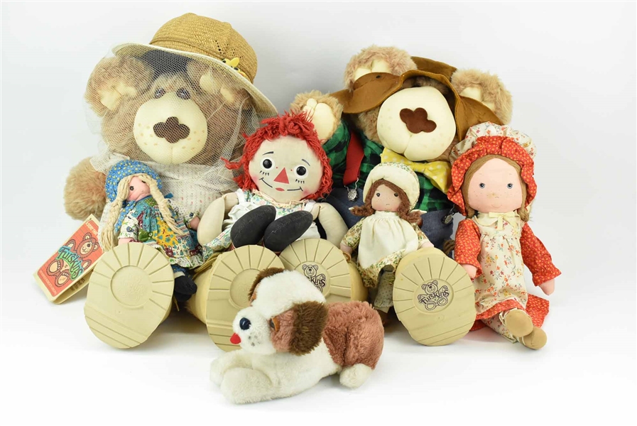 Group of 7 Assorted Vintage Dolls