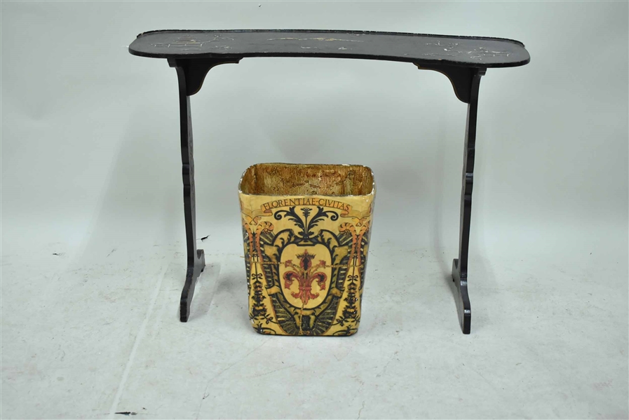 Asian Style Chinoiserie Decorated Occasional Table